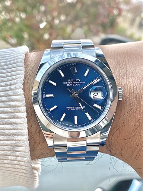 rolex 126300 blau|Rolex datejust 41 blue.